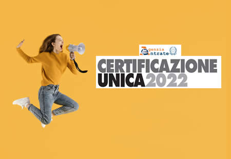 certificazione unica 2022 serviziocivile